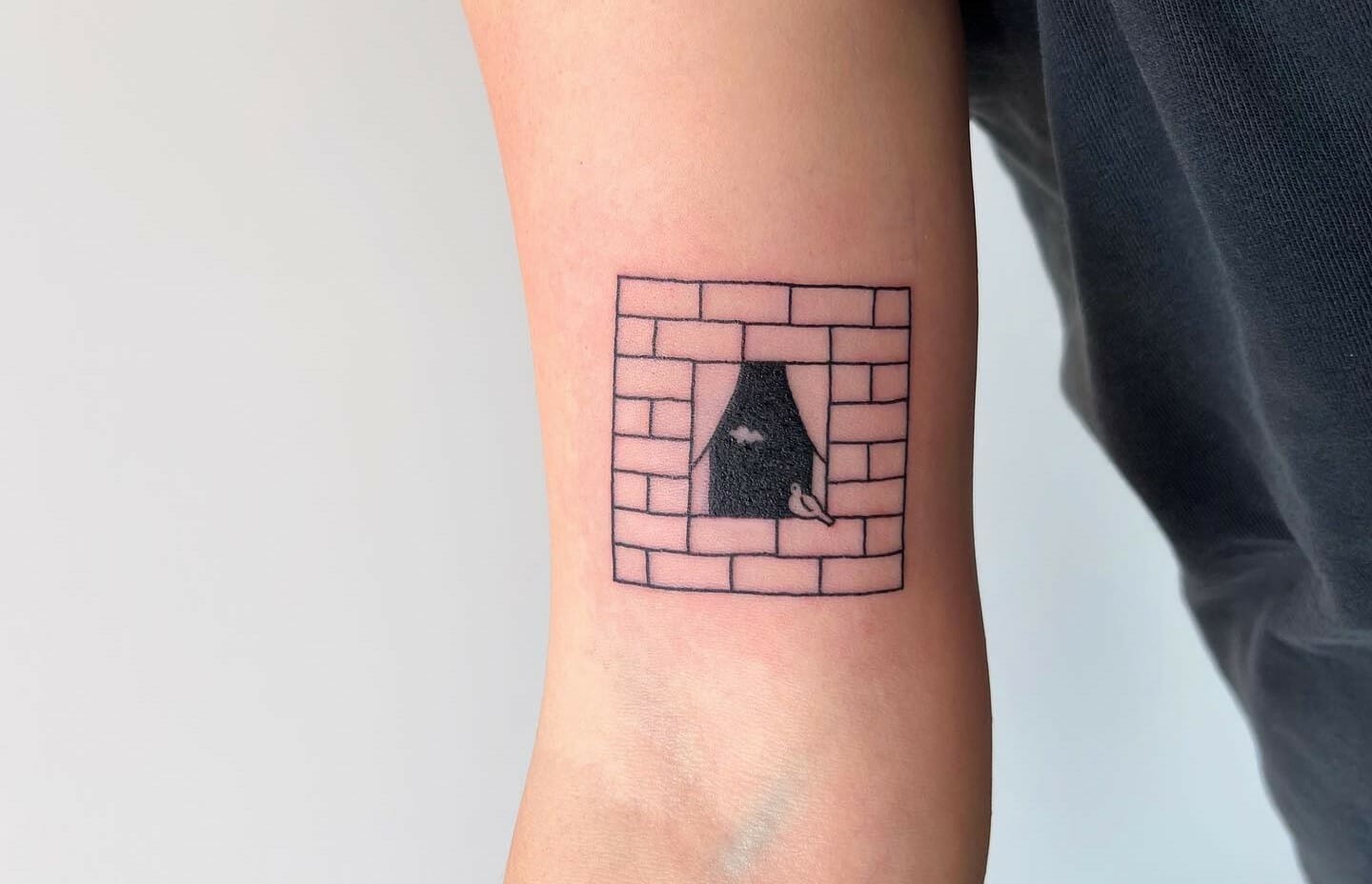Daniel McCreanor on Twitter Why would you get a tattoo of a brick wall  Thats a canvas on a canvas Thats like painting a wallpaper design on  some wallpaper httpstcomBKCSK44Tc  Twitter