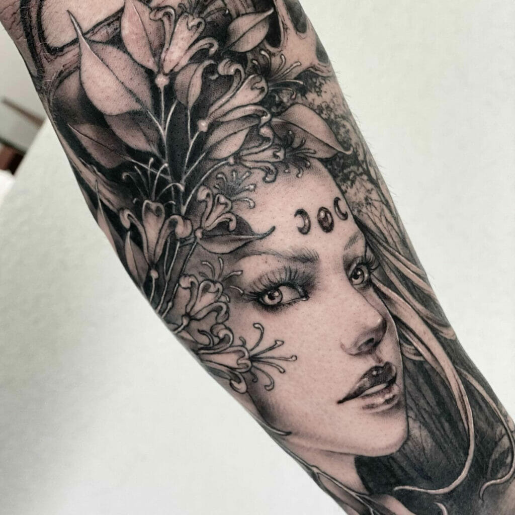 Artemis Goddess Tattoo