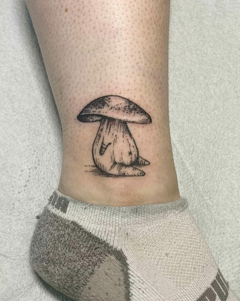 Small and Cute Mushroom Tattoos You Will Love