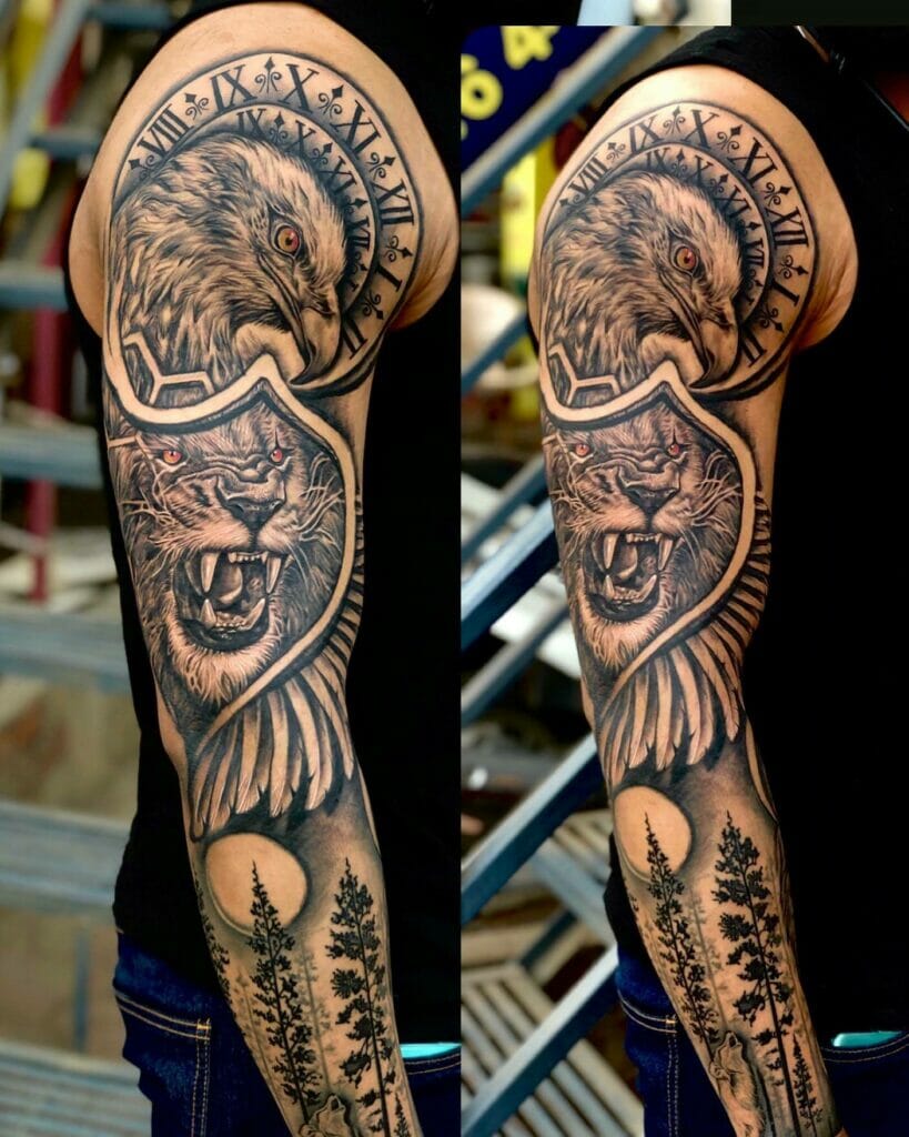 Animal Sleeve Tattoo