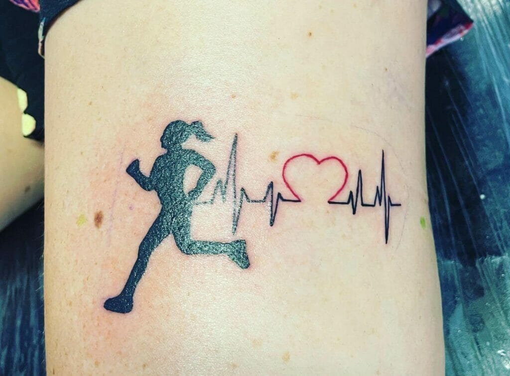 Running Woman Tattoo Ideas