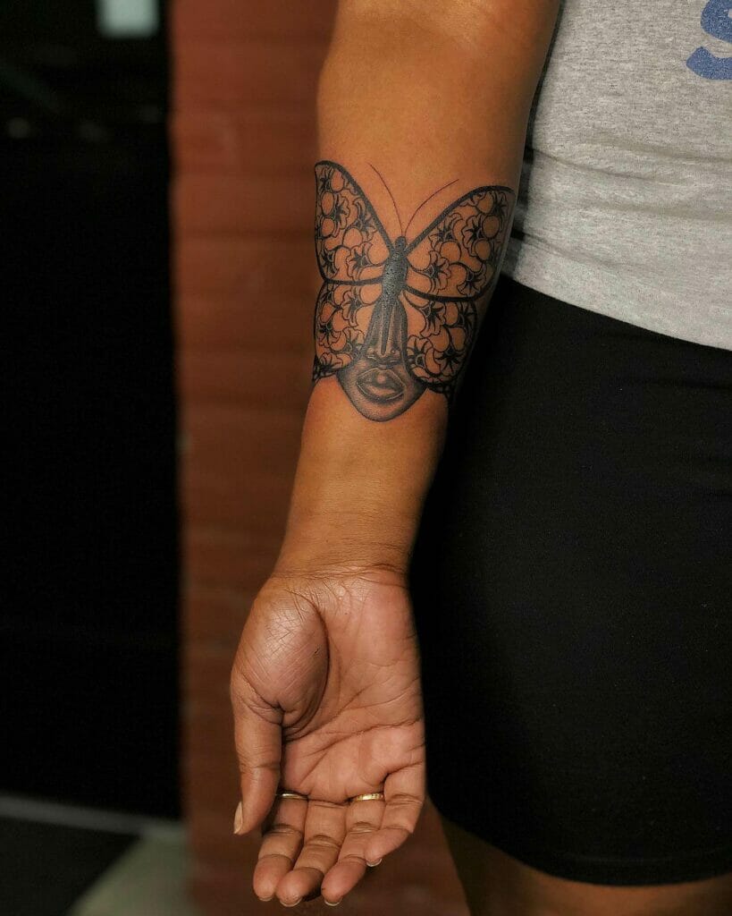 African Woman Tattoo Design