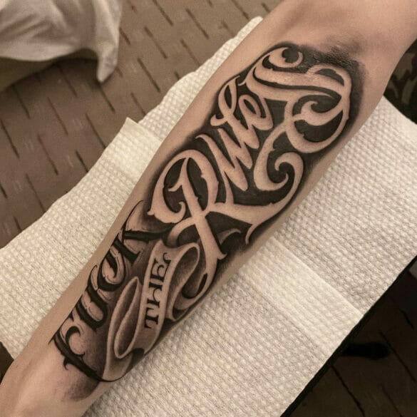 101 Best Forearm Script Tattoo Ideas That Will Blow Your Mind! - Outsons