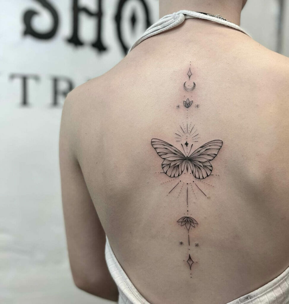 30 Cute Butterfly Tattoos  Butterflies and full spine quote I Take You   Wedding Readings  Wedding Ideas  Wedding Dresses  Wedding Theme