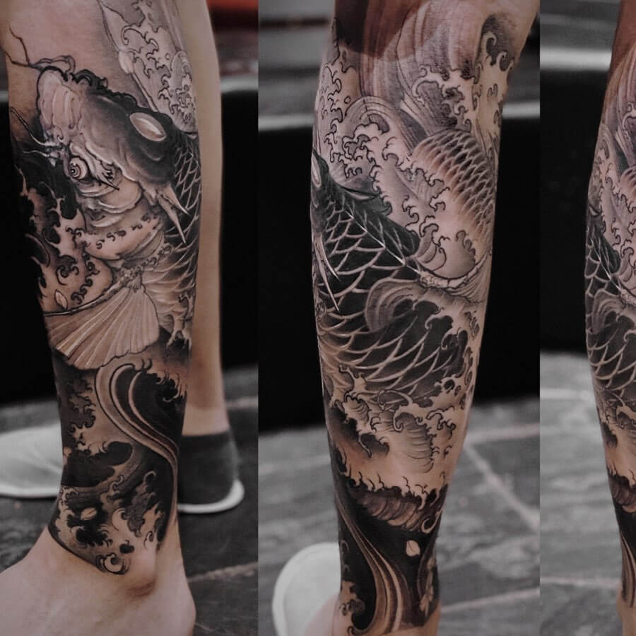 Black And Grey Tattoo Sleeves For Men