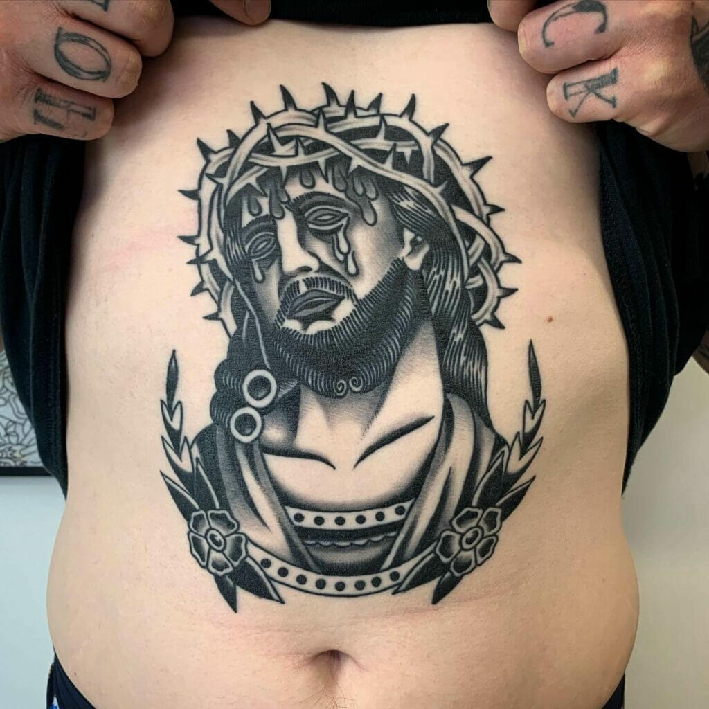 Tears Of Christ Tattoo