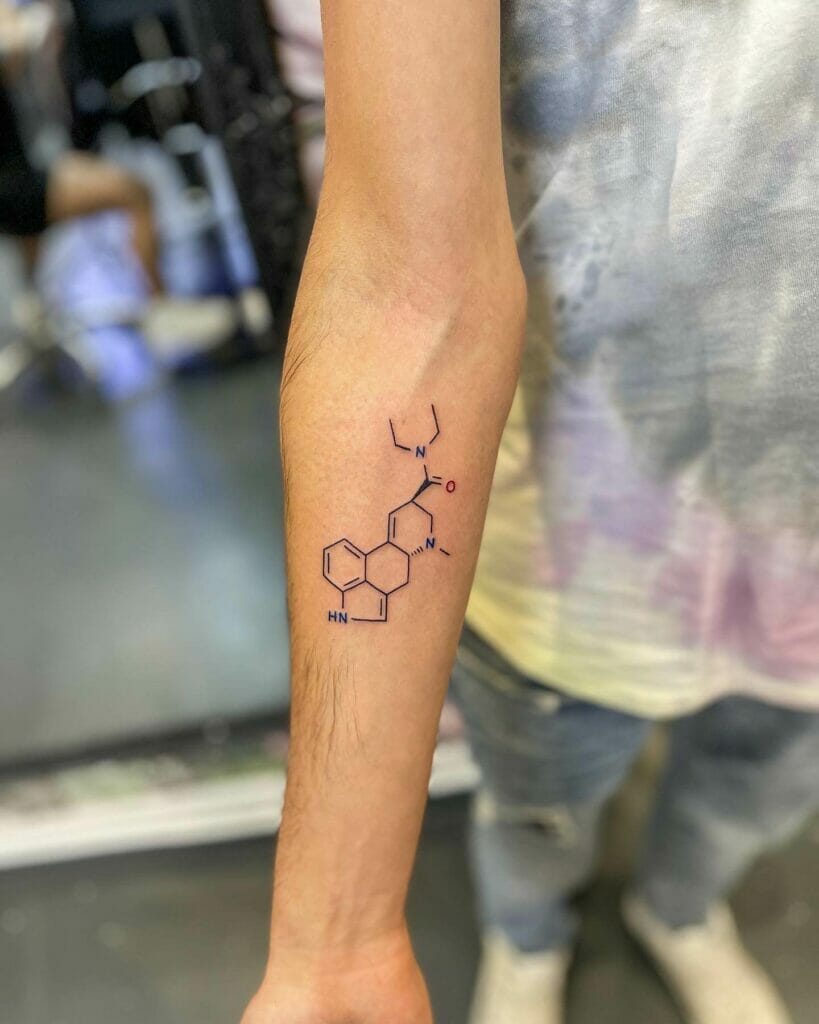 Chemical Structure Tattoo