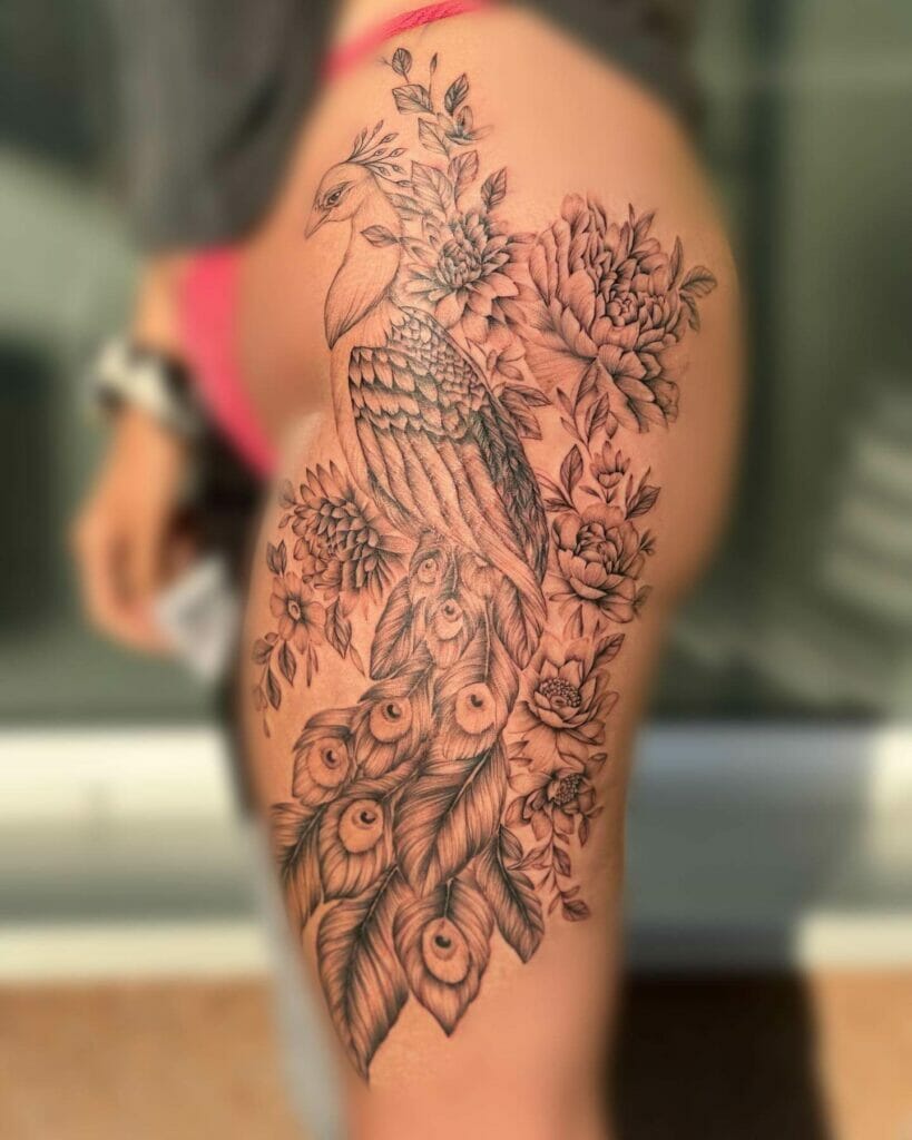 Divine Peacock Tattoo