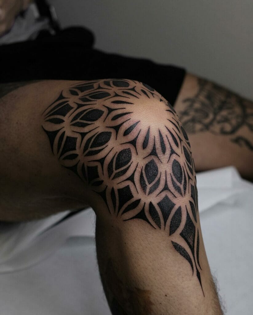 Dazzling Dark Mandala Tattoo Design
