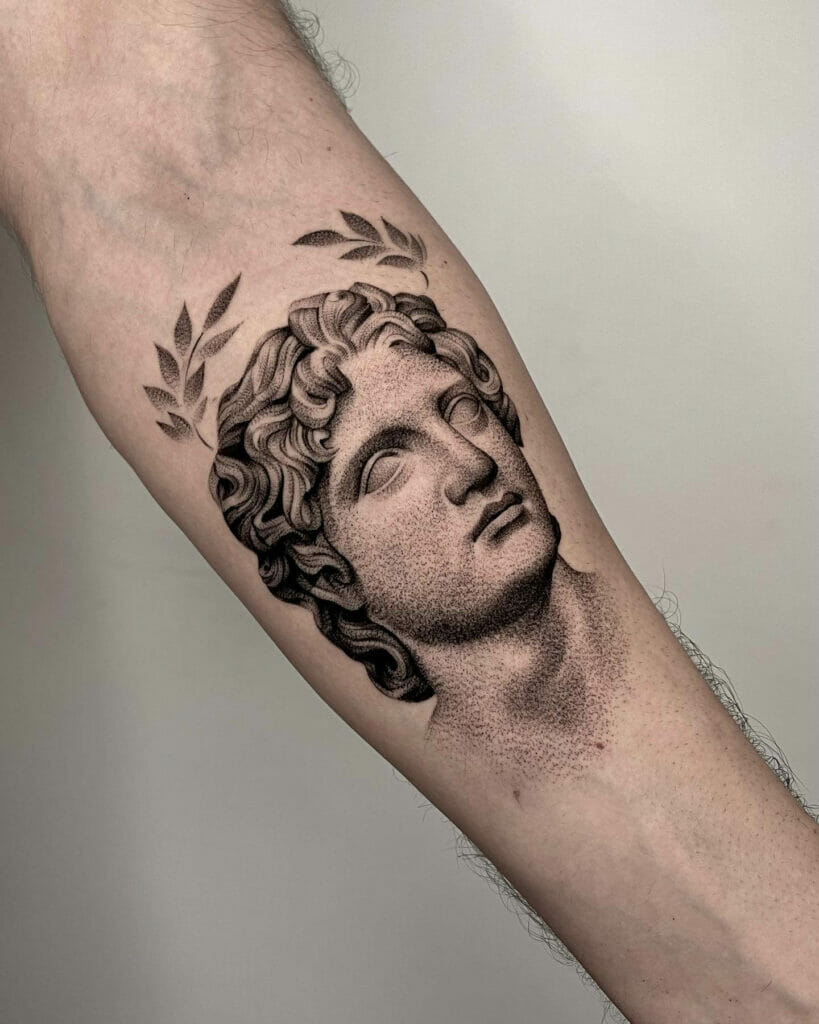 Alexander Portrait Tattoo