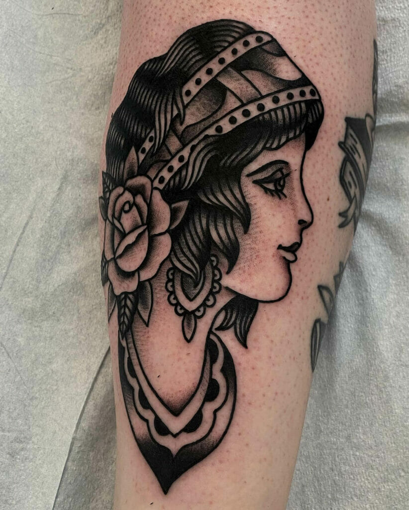 Woman Gypsy Tattoo