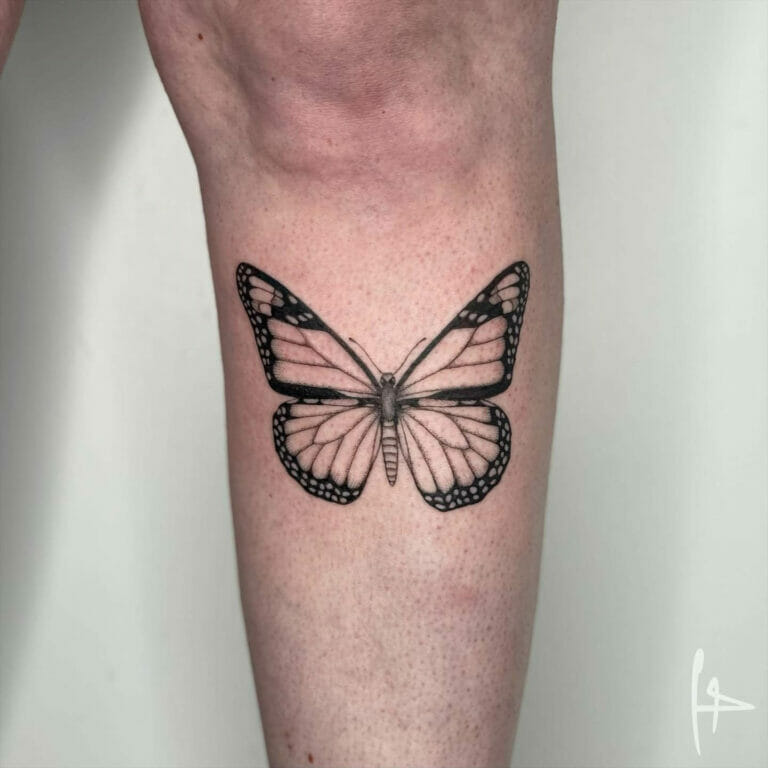 10 Monarch butterfly Tattoo Black and White That Will Blow Your Mind ...