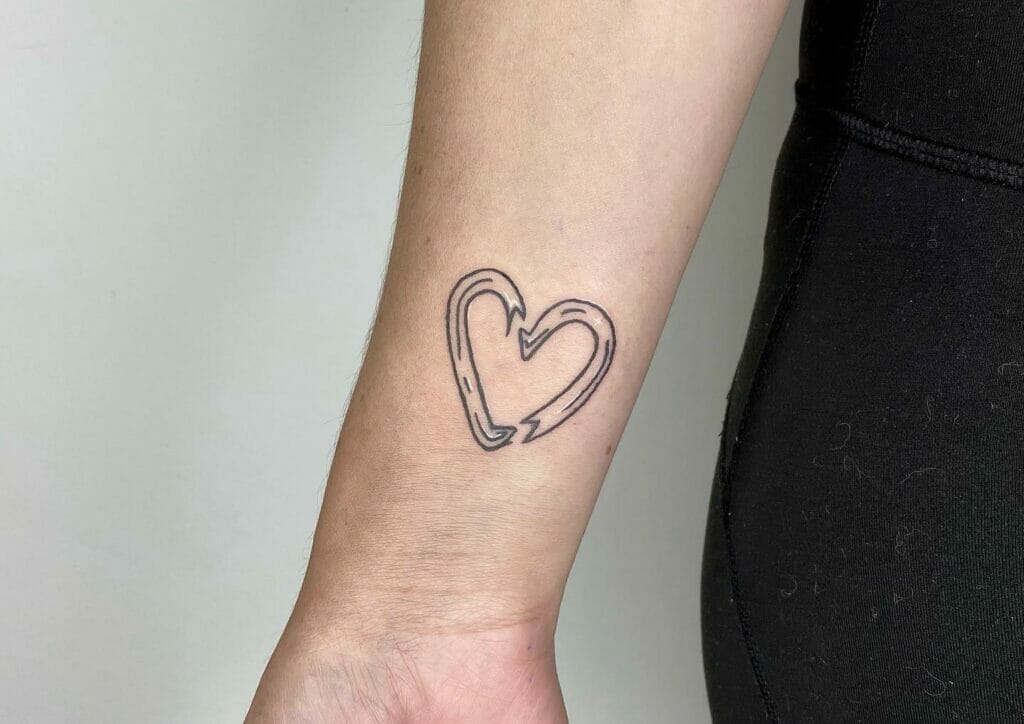 Small Broken Heart Tattoo