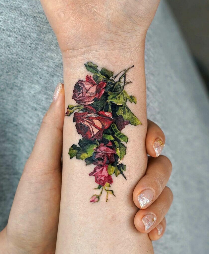 Rose Tattoo Cover-Up Design