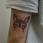 Skull Butterfly Tattoo
