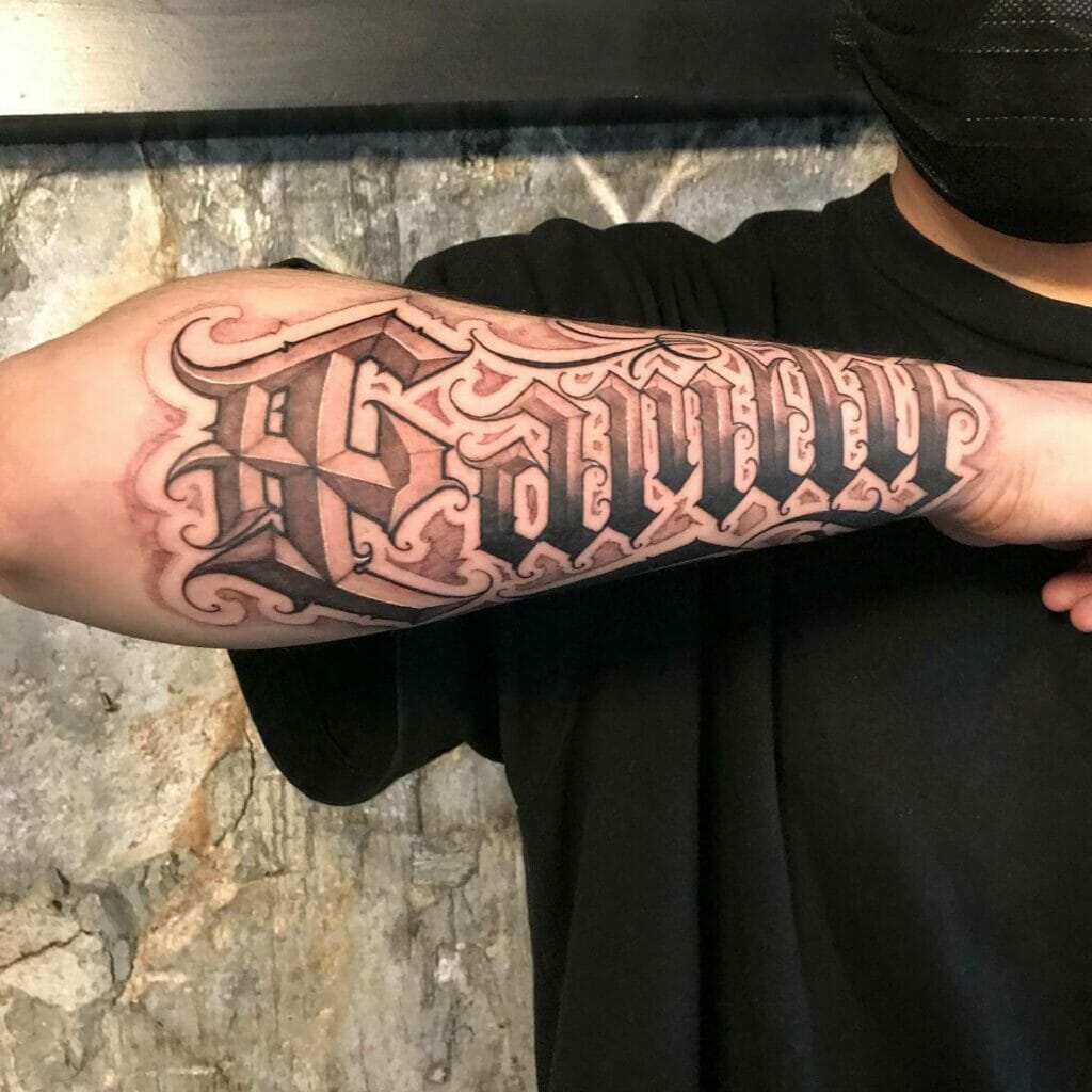 Family Chicano Tattoo Font