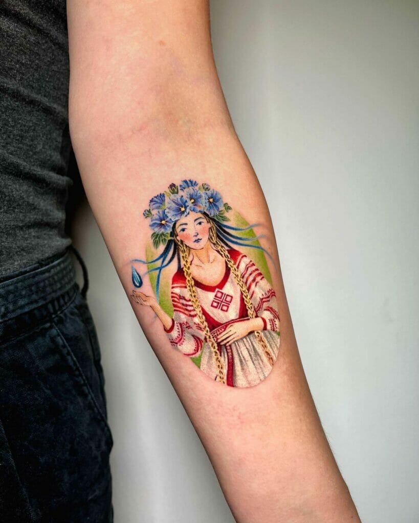 Slavic God For Life Tattoo