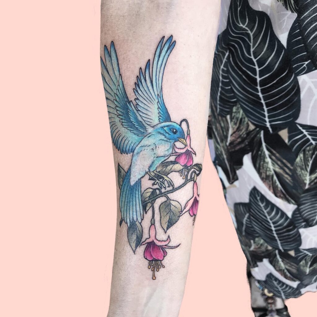 Bird Forearm Tattoo