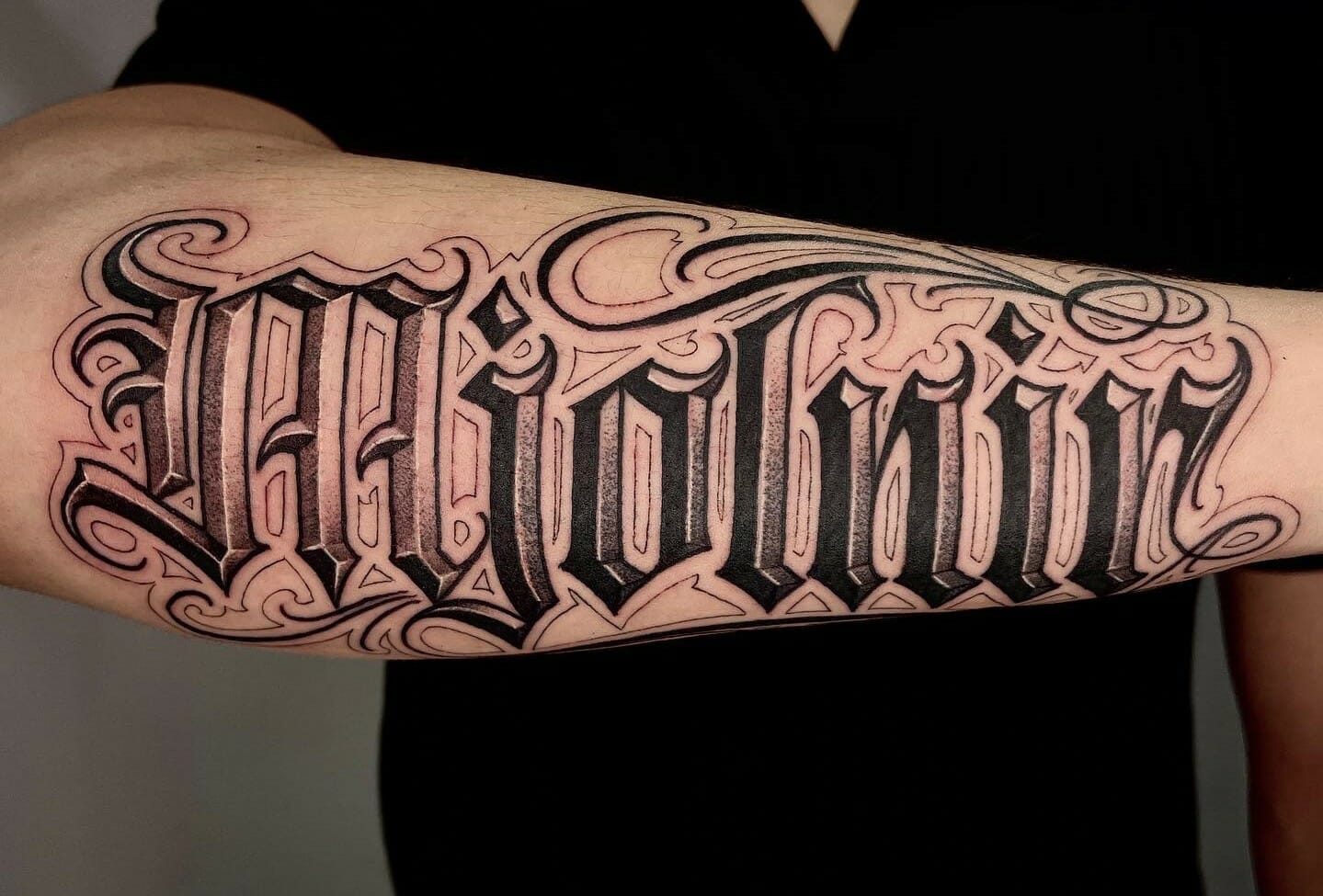 10 Best Cursive Chicano Lettering Tattoo Ideas That Will Blow Mind! -  Outsons