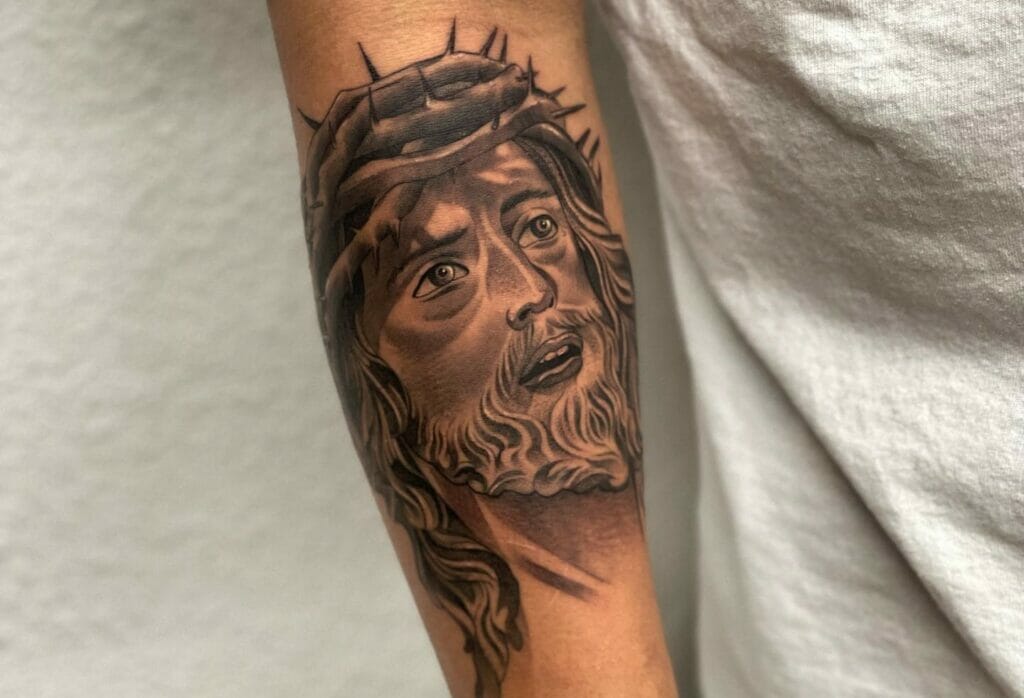 Black Jesus Tattoo