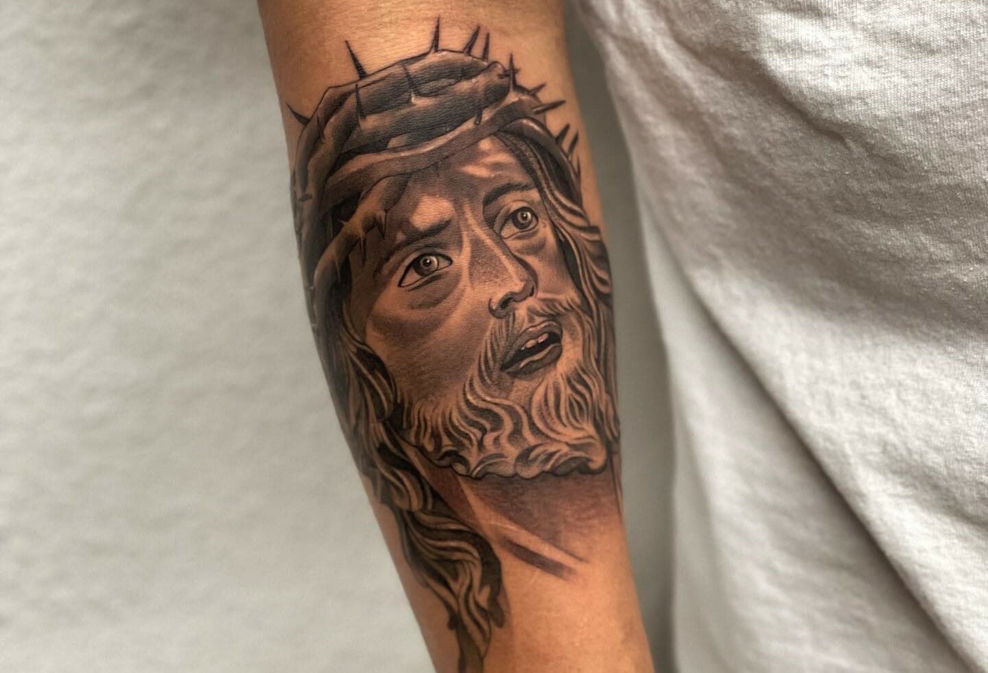 Tattoo Idea. Jesus Tattoo. Midjourney Art. Jesus Christ Tattoo Idea. - Etsy