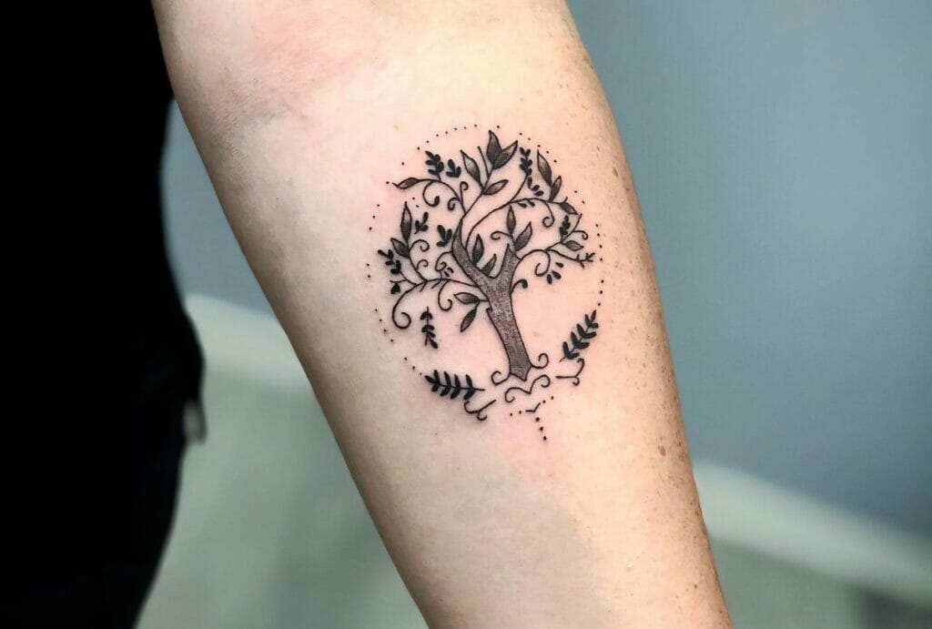 Small Tree of Life Tattoo