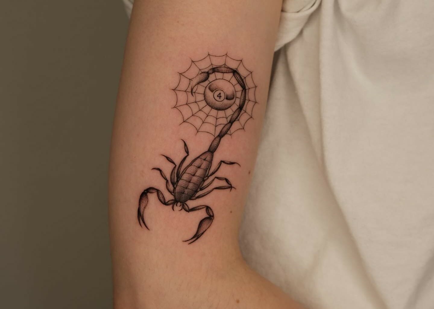 6. Neo Traditional Scorpion Sleeve Tattoos - wide 2