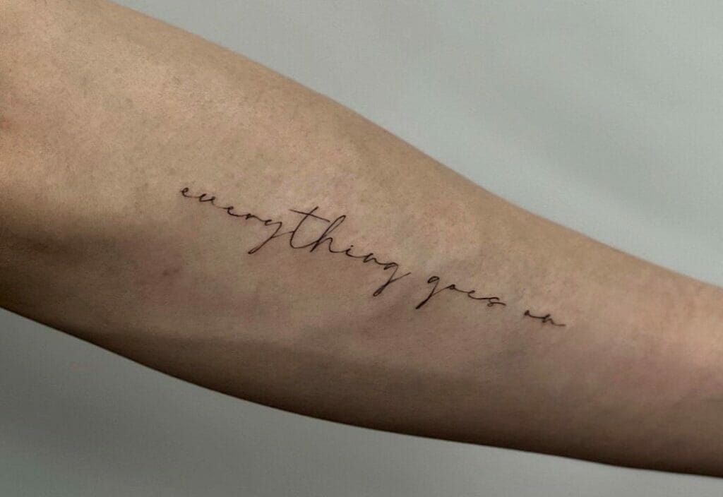 Tattoo Handwriting
