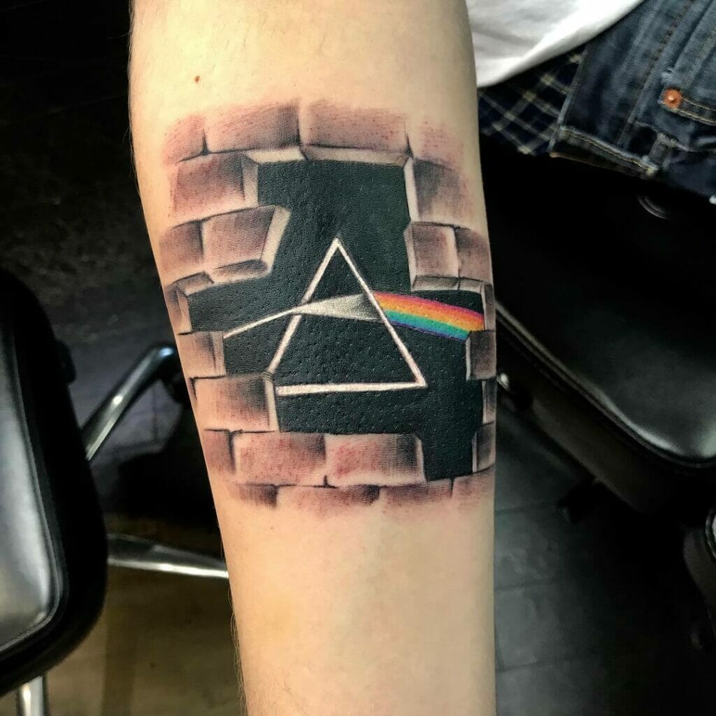 Pink Floyd Brick Wall Tattoo