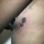 Rib Side Breast Tattoo