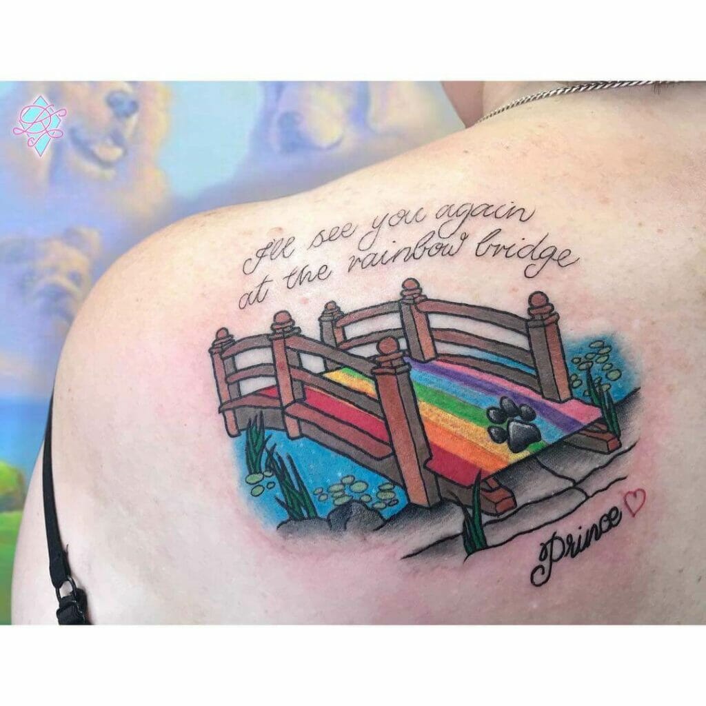 Rainbow Bridge And The Stream Tattoo