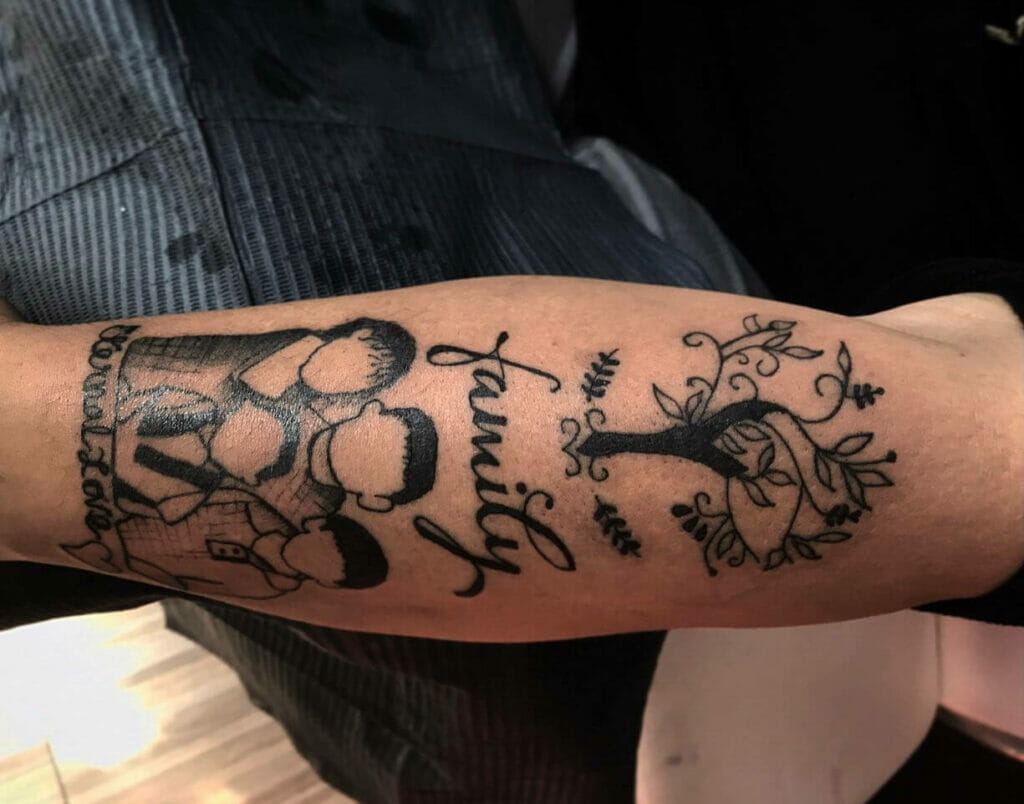 Family Tree Tattoo Sleeve