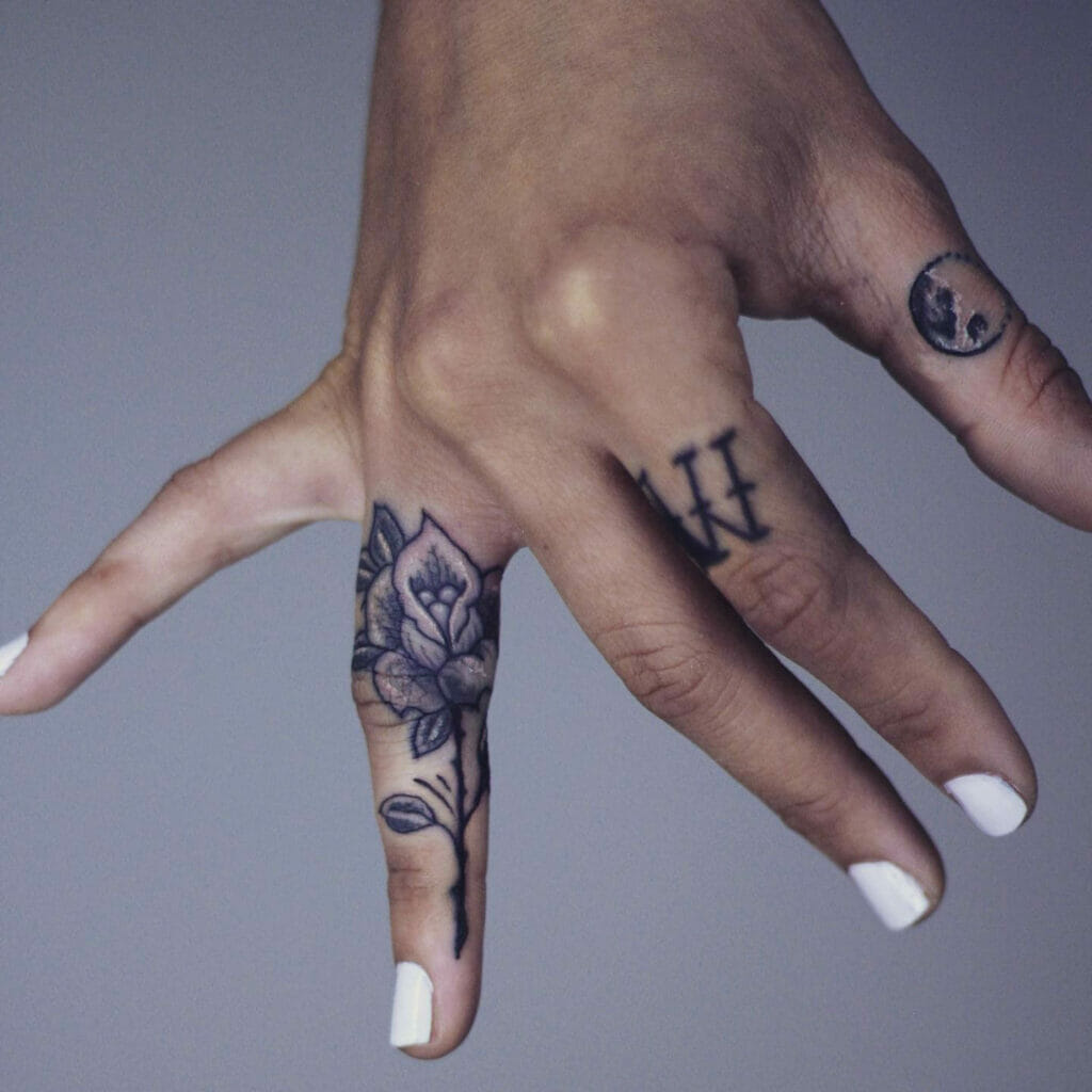 Tiny Tattoo Finger