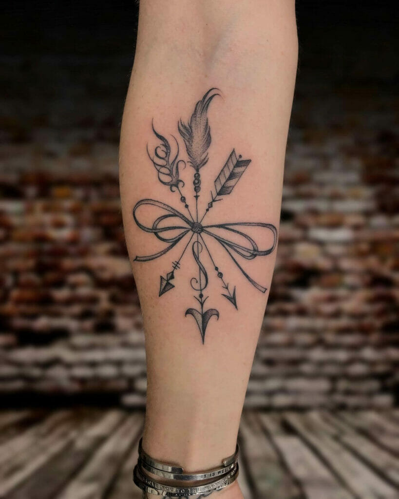Female Three Arrow Tattoo