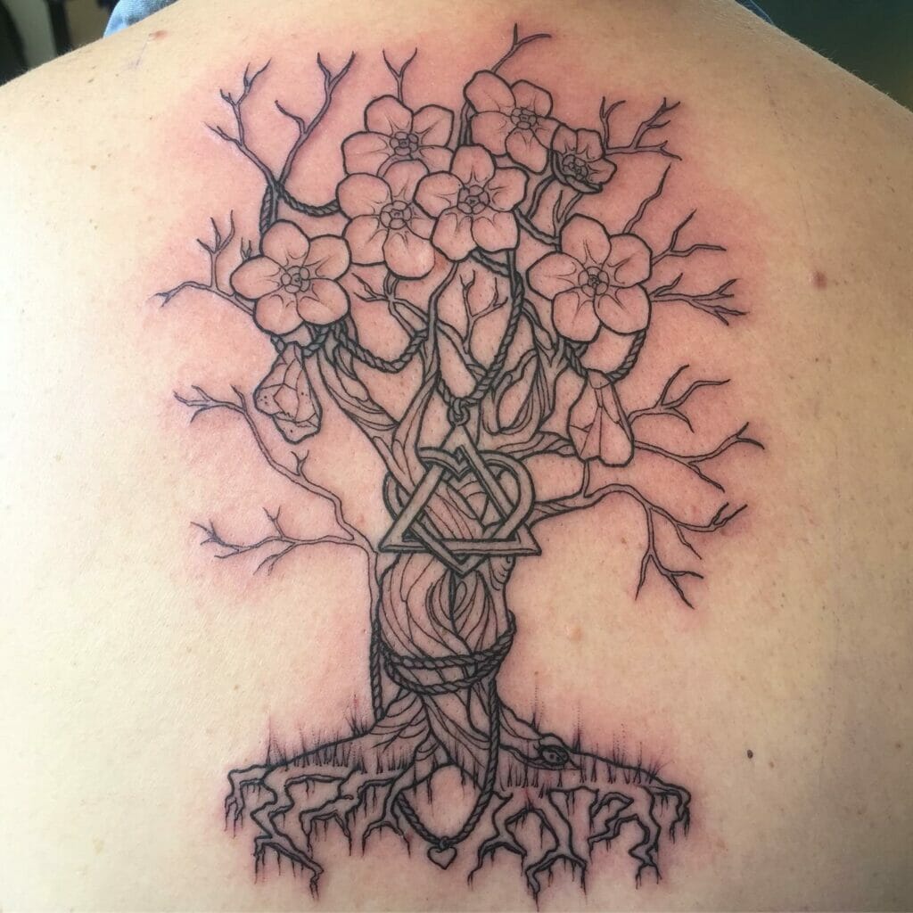 Adoption Rooted Tree Tattoo Ideas