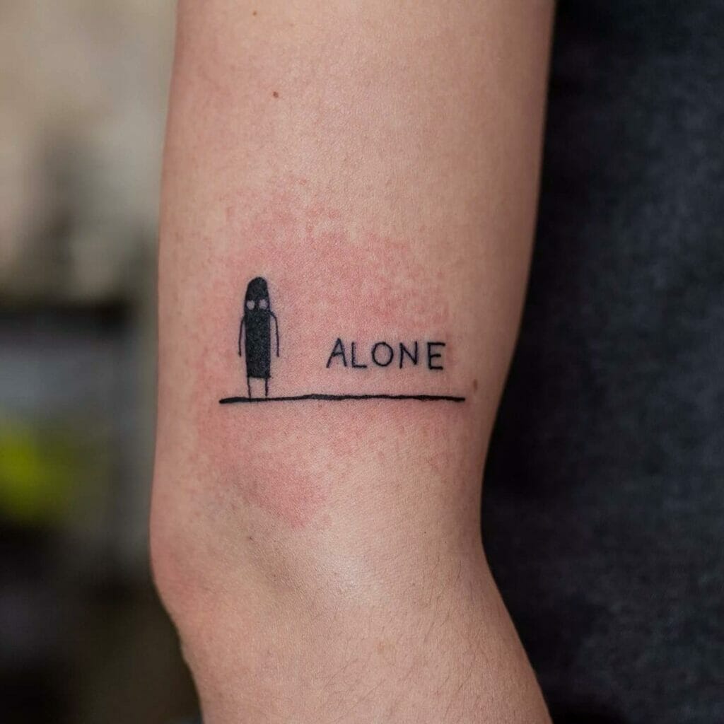 Alone Tattoo