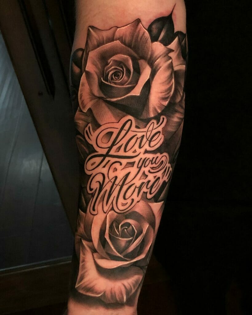 Amazing Full Sleeve Rose Tattoo Designs