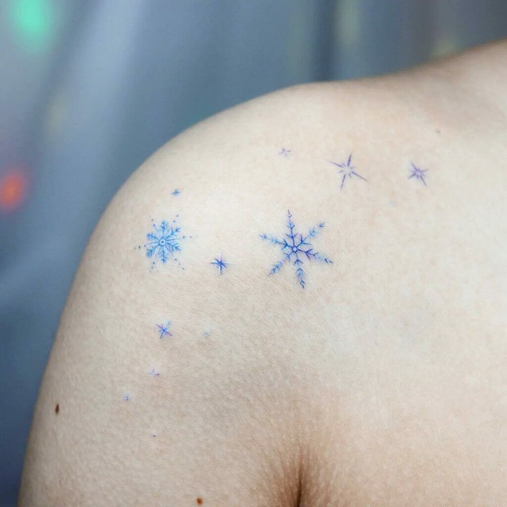 Small Front Shoulder Tattoo