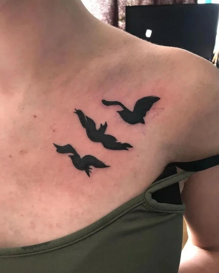 Simple Tris Divergent Tattoo