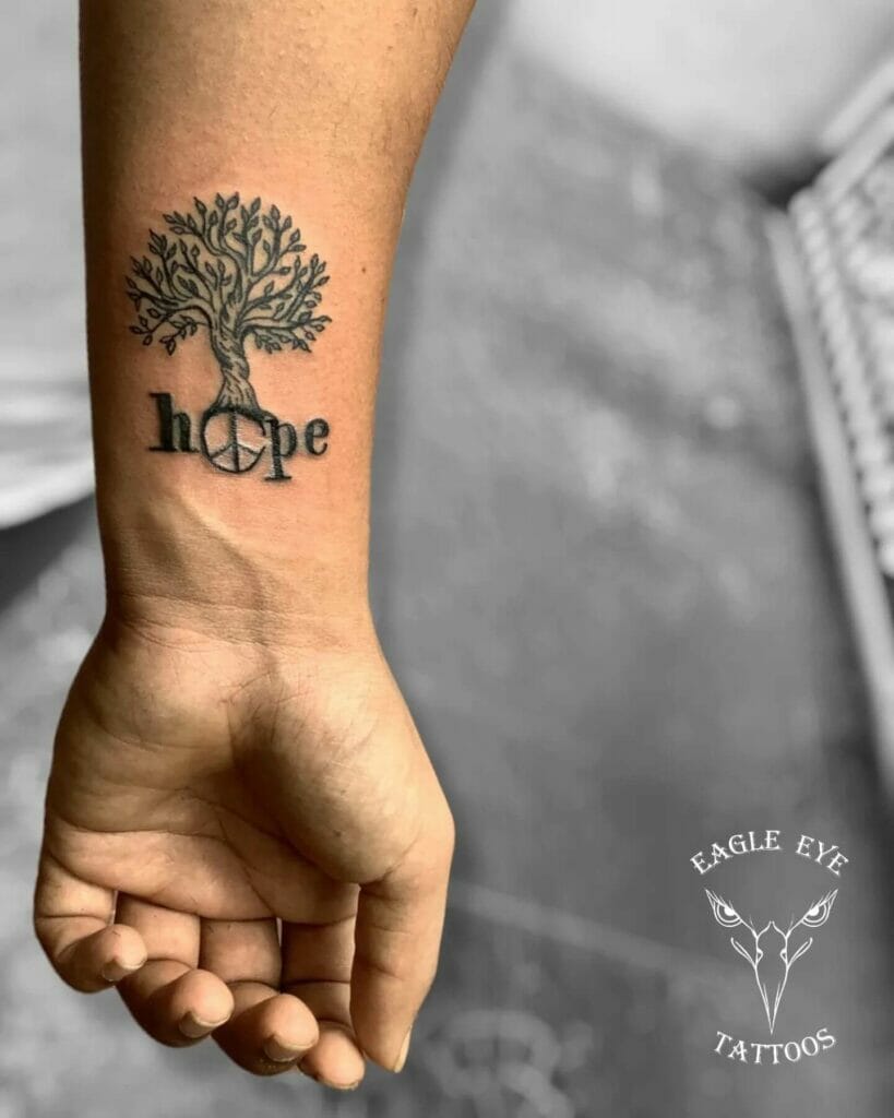 Hope Tree Of Life Tattoos