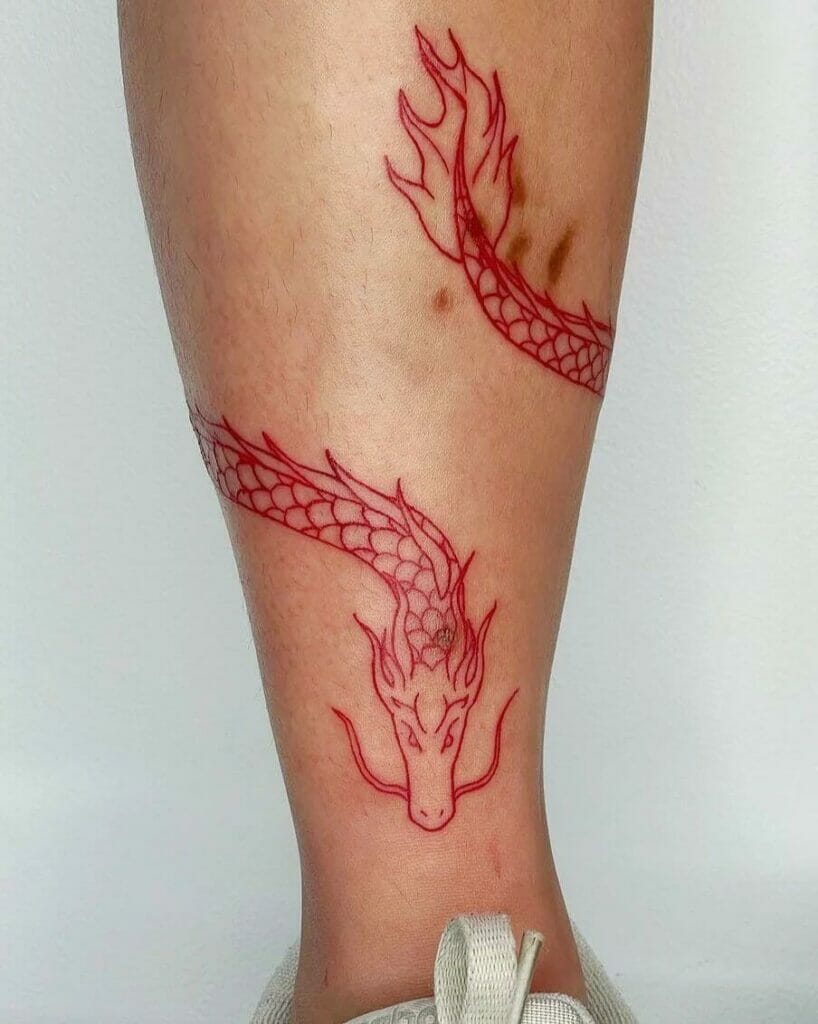 Details 89+ about dragon tattoo around ankle latest - in.daotaonec