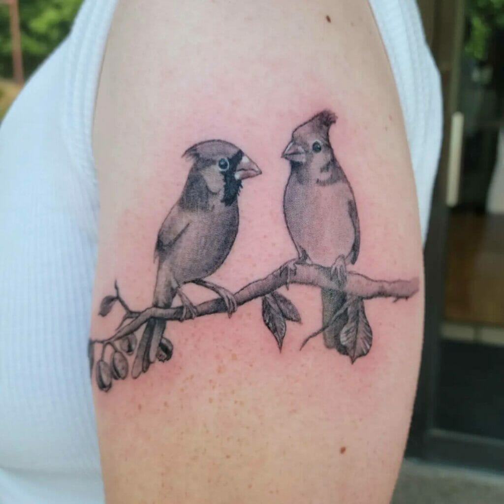 Blissful Presence Of Bird Designs Pale Tattoo