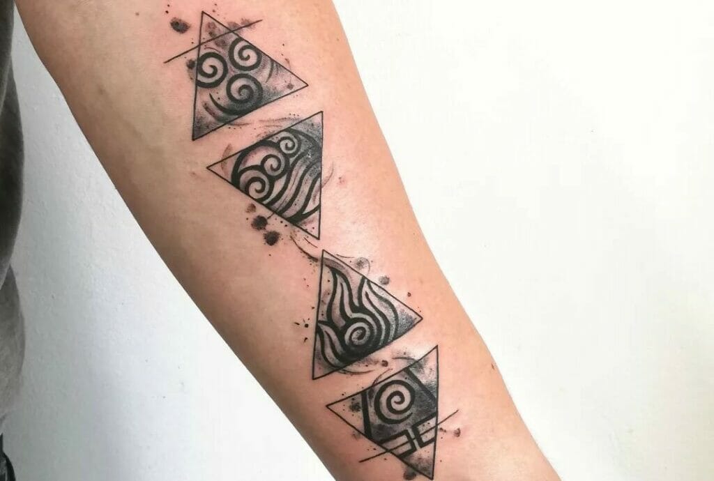 Four Elements tattoo design I made : r/TattooDesigns