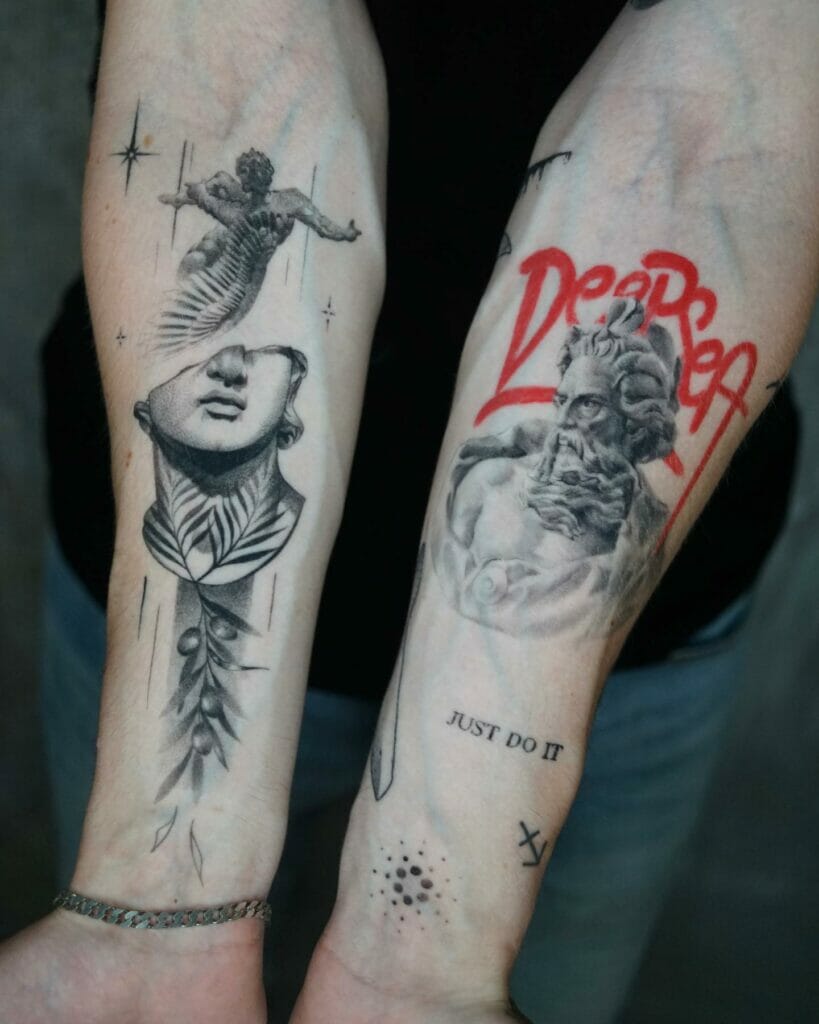 Arm lift Scar Tattoo