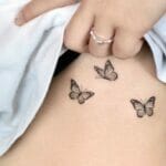 Best Butterfly Side Tattoo