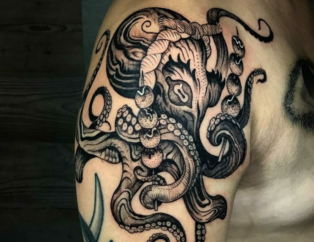 Midnight Moon Tattoo - Blackwork Japanese Octopus half sleeve by Mat  @mathewclarke Give him a follow. Call the shop directly for bookings.  #midnightmoontattoo #nhtattoo #japanesetattoo #japanesetattooartists # octopustattoo | Facebook