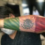 Best Mexican Flag Tattoo