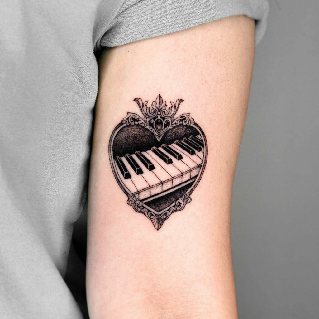 Best Piano Tattoo
