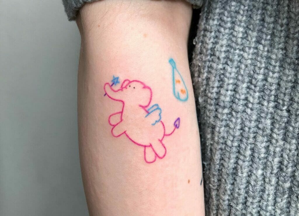 Best Pink Tattoos Ideas