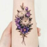 Best Simple Chrysanthemum Tattoo